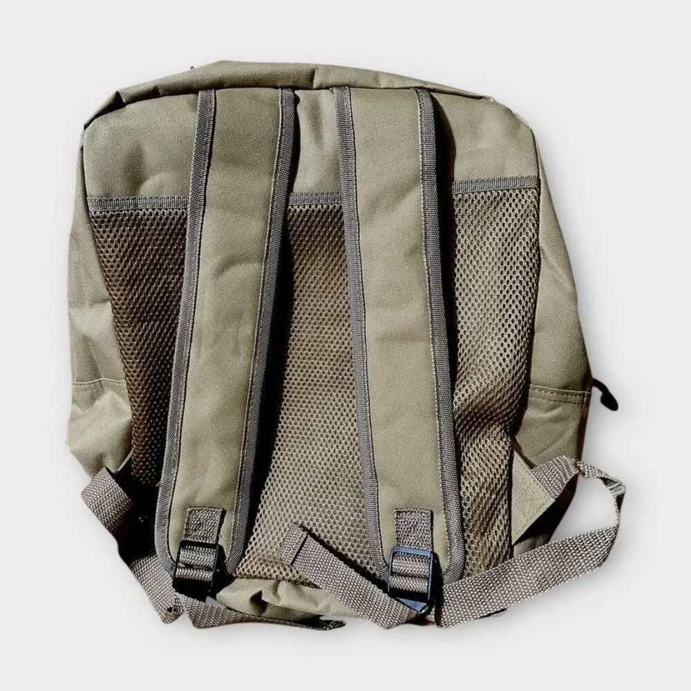 NRA Tan Tactical Backpack Multi-Pocket Adjustable Straps Mesh Back Lightweight - Picture 7 of 15